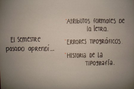 Lo que aprendí...